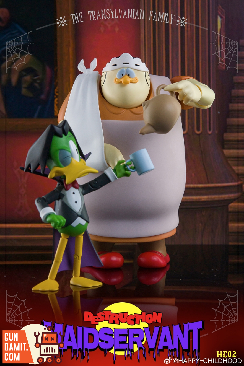 Happy Childhood HC02 Wrecking Maid Nanny with Count Duckula on her shoulder Happy Childhood HC02 Wrecking Maid Nanny with Count Duckula on her shoulder