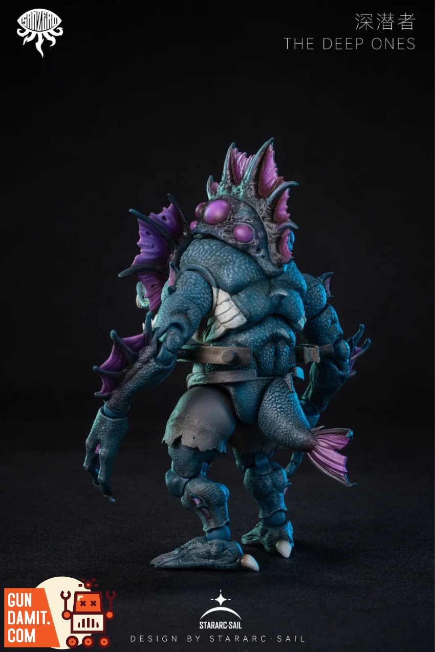 Stararc Toys Sanzero The Deep Ones two-pack display Stararc Toys Sanzero The Deep Ones two-pack display
