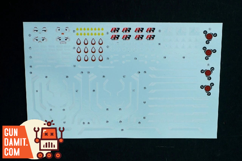 YiLiChuangWan Strawberry Slasher decal sheet and sticker details YiLiChuangWan Strawberry Slasher decal sheet and sticker details