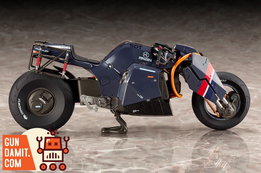Kotobukiya KP514 Death Stranding Reverse Locomotive front display view with red and orange accents Kotobukiya KP514 Death Stranding Reverse Locomotive front display view with red and orange accents
