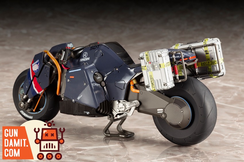 Kotobukiya KP514 Death Stranding Reverse Locomotive front angle showing detailed design and orange highlights Kotobukiya KP514 Death Stranding Reverse Locomotive front angle showing detailed design and orange highlights