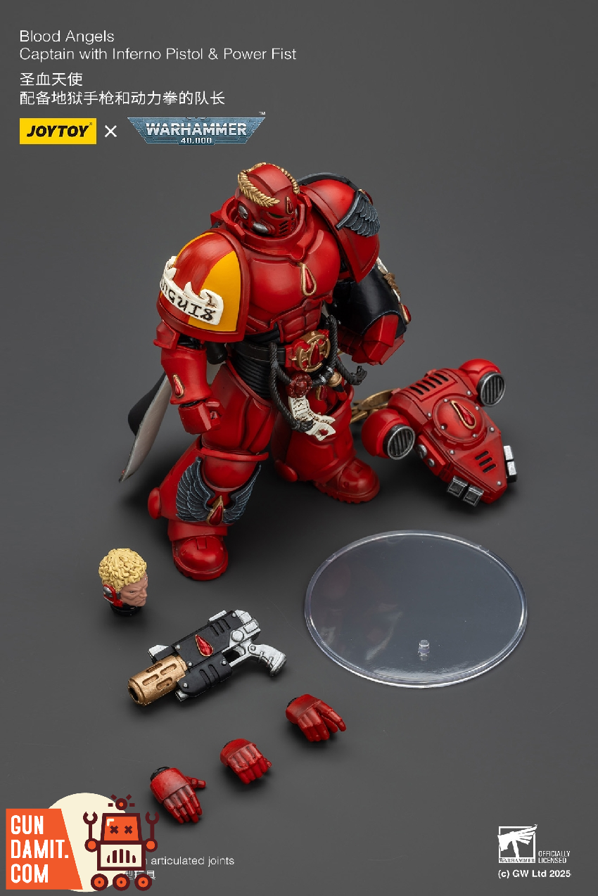 JoyToy Blood Angels Captain JT01772 view 24 JoyToy Blood Angels Captain JT01772 view 24