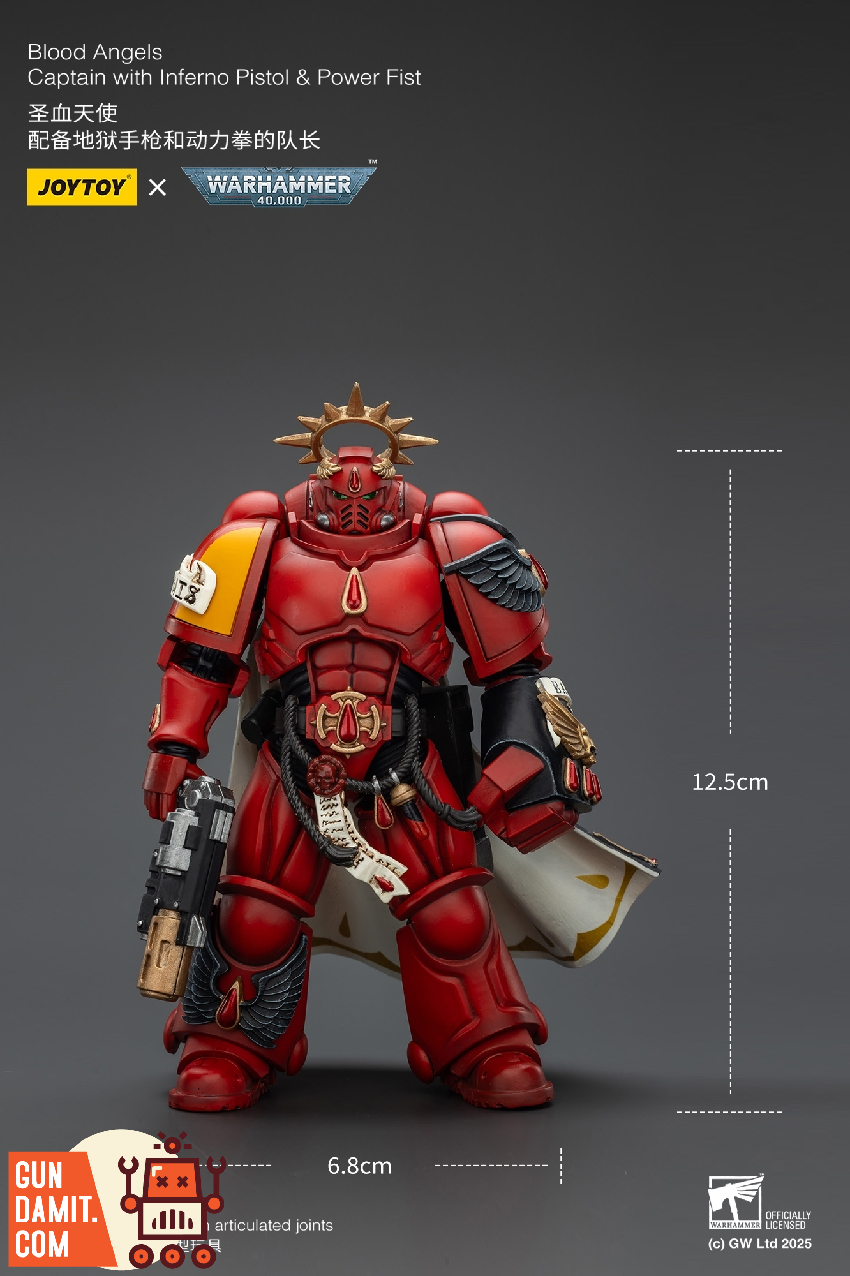 JoyToy Blood Angels Captain JT01772 view 25 JoyToy Blood Angels Captain JT01772 view 25