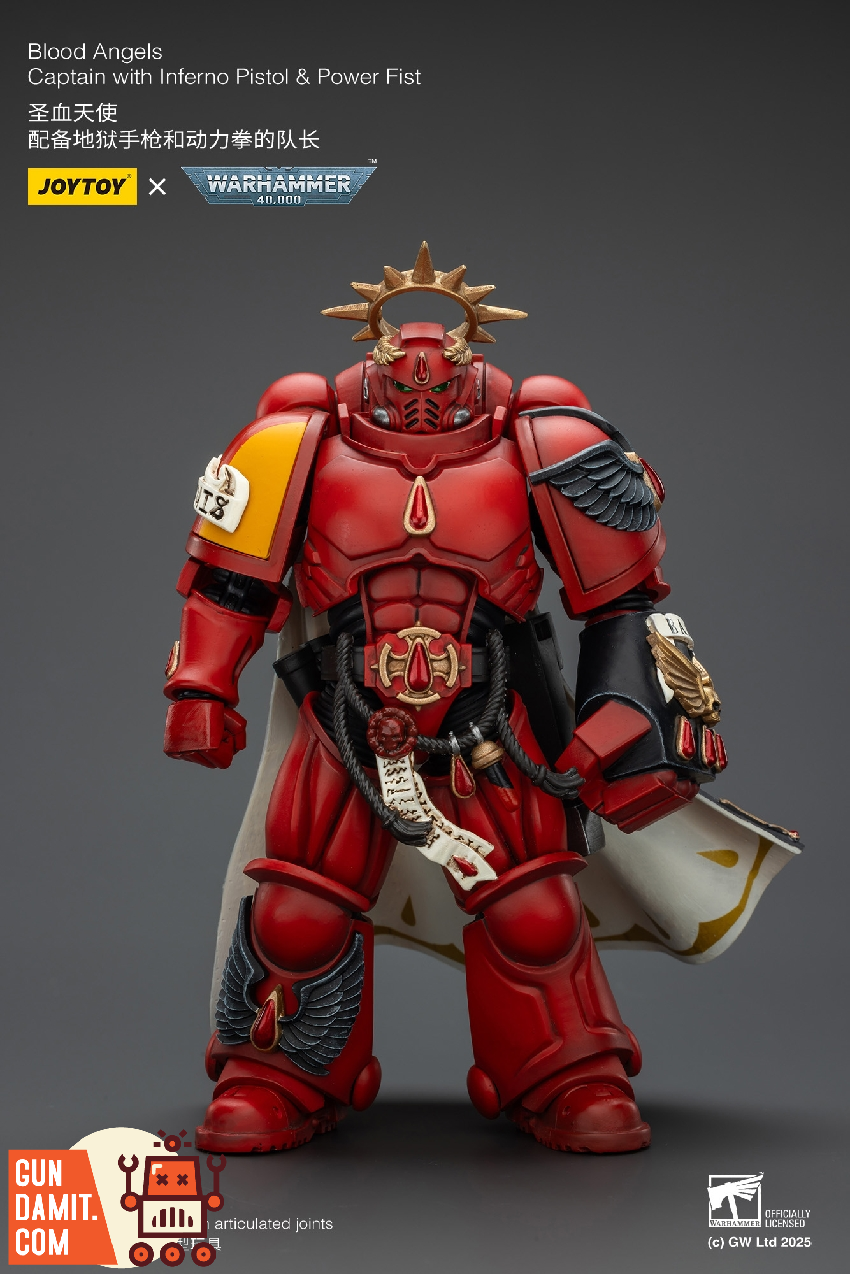JoyToy Blood Angels Captain JT01772 view 15 JoyToy Blood Angels Captain JT01772 view 15