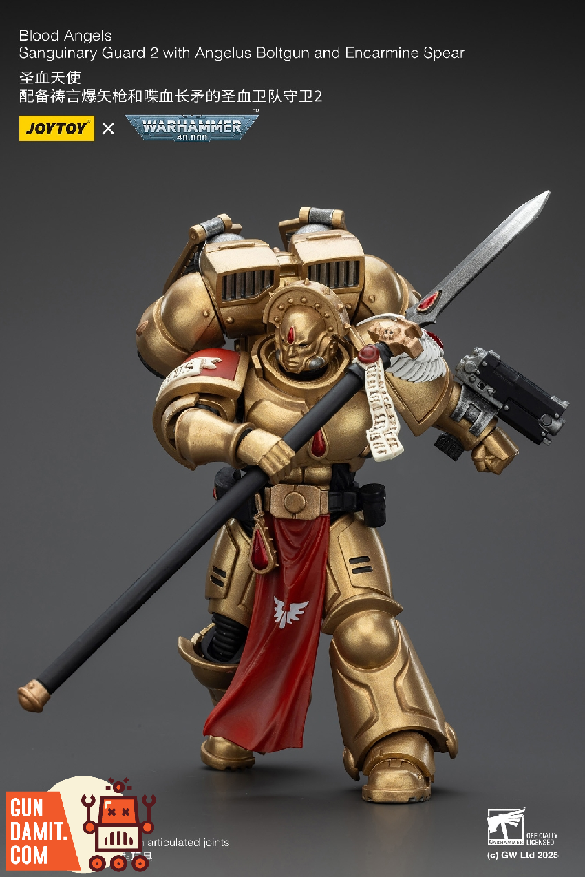 JoyToy JT01857 1/18 Warhammer 40K Blood Angels Sanguinary Guard 2 19 JoyToy JT01857 1/18 Warhammer 40K Blood Angels Sanguinary Guard 2 view 19