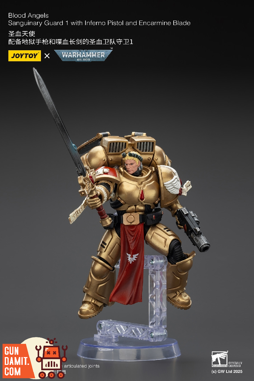 JoyToy JT01840 1/18 Warhammer 40K Blood Angels Sanguinary Guard 1 21 JoyToy JT01840 1/18 Warhammer 40K Blood Angels Sanguinary Guard 1 view 21