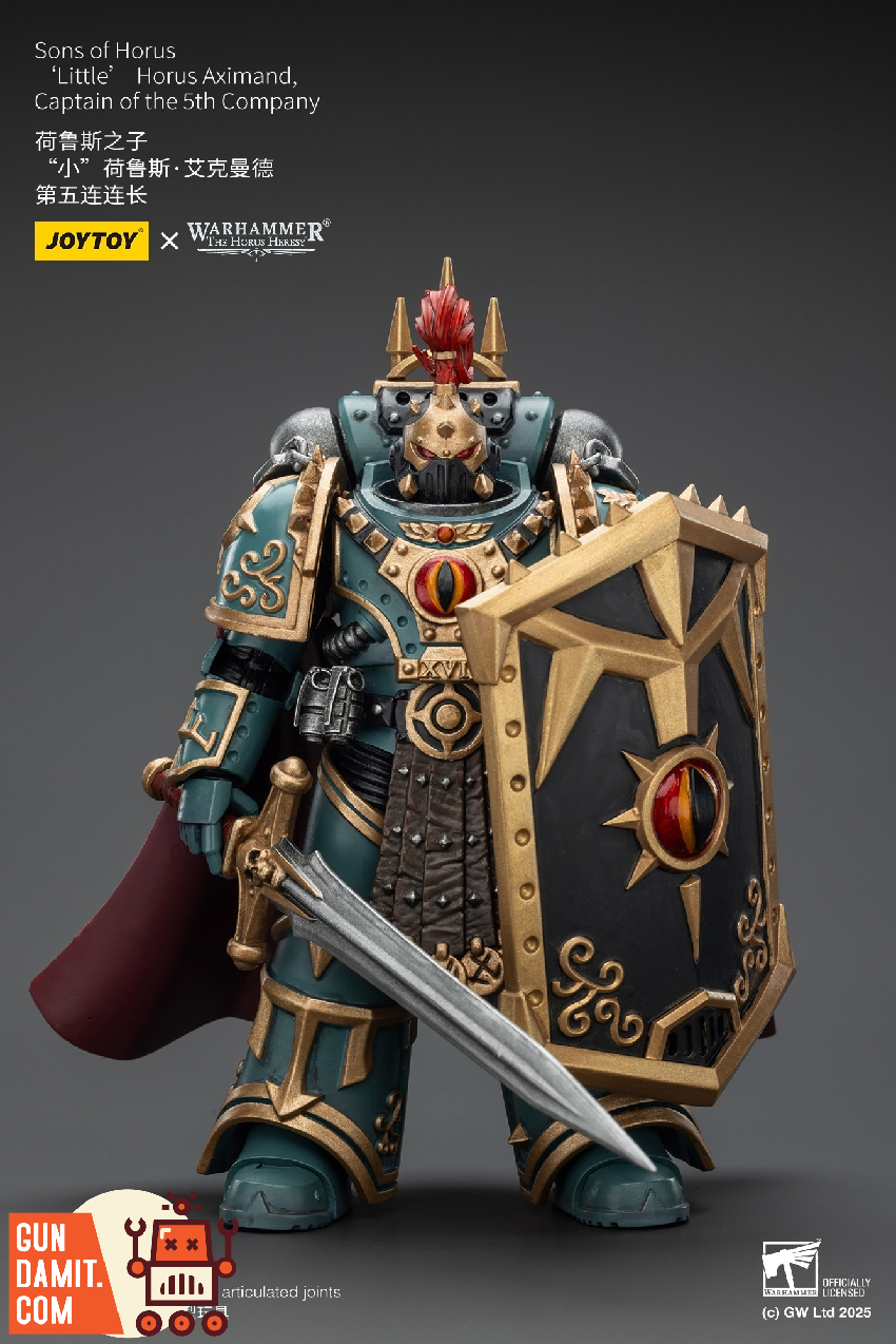 JoyToy JT01833 1/18 Warhammer 40K Sons of Horus Little Horus Aximand 16 JoyToy JT01833 1/18 Warhammer 40K Sons of Horus Little Horus Aximand view 16