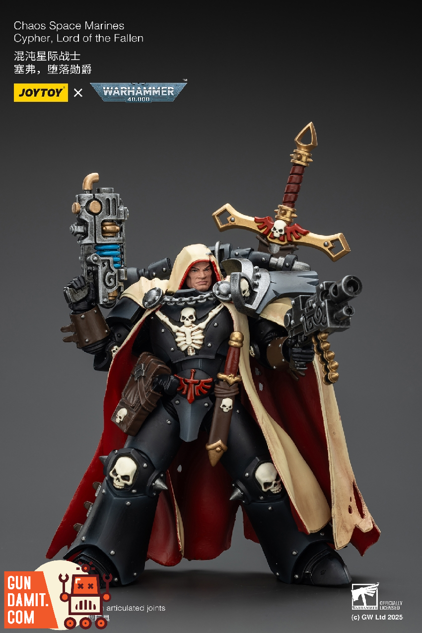 JoyToy JT01826 1/18 Warhammer 40K Chaos Space Marines Cypher Lord of the Fallen 19 JoyToy JT01826 1/18 Warhammer 40K Chaos Space Marines Cypher Lord of the Fallen view 19