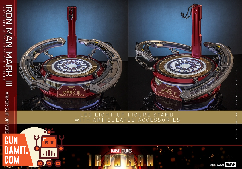 Hot Toys 1/6 MMS825D72 Iron Man Mark 3 Armor Suit Up 6 Hot Toys 1/6 MMS825D72 Iron Man Mark 3 Armor Suit Up view 6