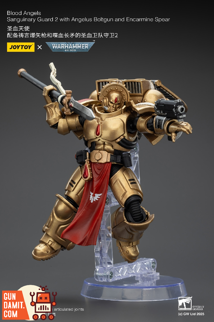 JoyToy JT01857 1/18 Warhammer 40K Blood Angels Sanguinary Guard 2 22 JoyToy JT01857 1/18 Warhammer 40K Blood Angels Sanguinary Guard 2 view 22