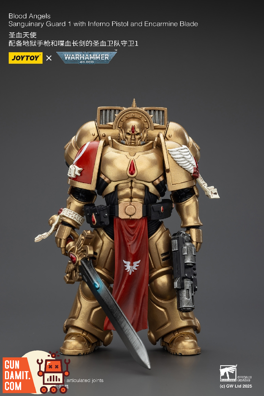 JoyToy JT01840 1/18 Warhammer 40K Blood Angels Sanguinary Guard 1 16 JoyToy JT01840 1/18 Warhammer 40K Blood Angels Sanguinary Guard 1 view 16