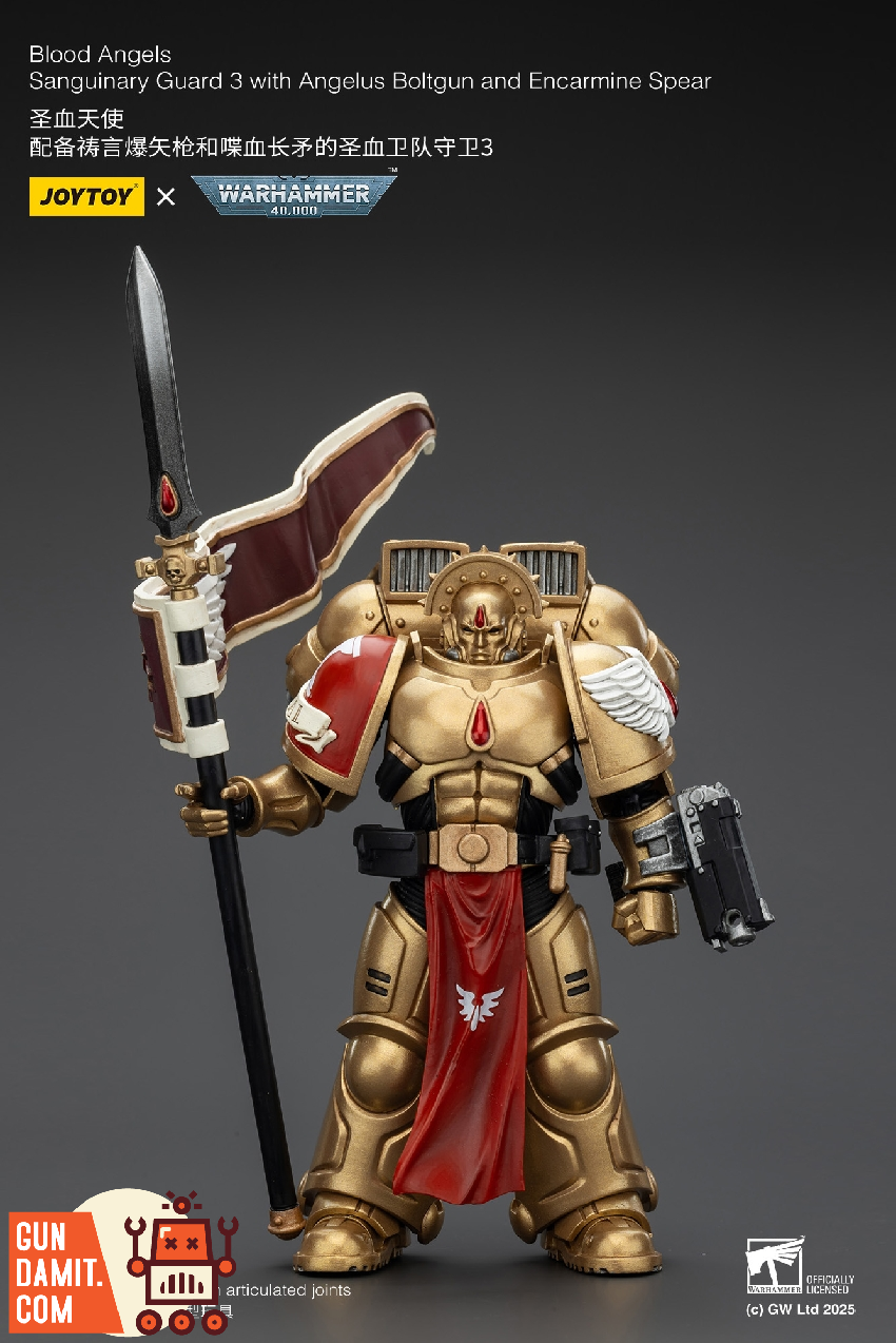JoyToy JT01864 1/18 Warhammer 40K Blood Angels Sanguinary Guard 3 16 JoyToy JT01864 1/18 Warhammer 40K Blood Angels Sanguinary Guard 3 view 16