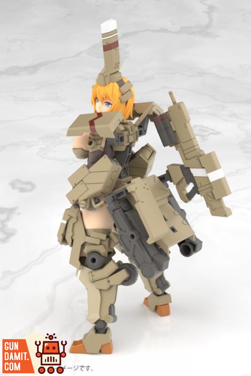 Kotobukiya FG124 Kagutsuchi-Ko 8 Kotobukiya FG124 FAG Mecha Girls Kagutsuchi-Ko model kit view 8