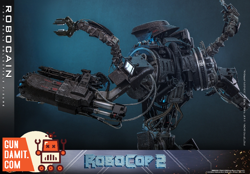 Hot Toys 1/6 MMS828D75B1 RoboCop 2 Robo Cain 3 Hot Toys 1/6 MMS828D75B1 RoboCop 2 Robo Cain view 3