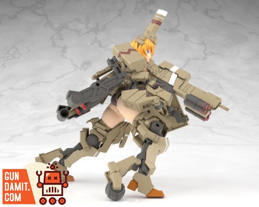 Kotobukiya FG124 Kagutsuchi-Ko 9 Kotobukiya FG124 FAG Mecha Girls Kagutsuchi-Ko model kit view 9