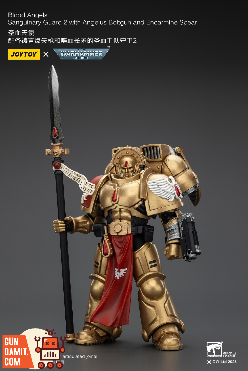 JoyToy JT01857 1/18 Warhammer 40K Blood Angels Sanguinary Guard 2 17 JoyToy JT01857 1/18 Warhammer 40K Blood Angels Sanguinary Guard 2 view 17
