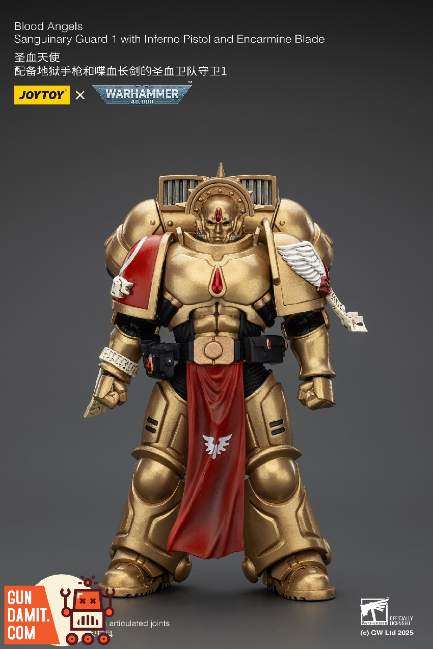 JoyToy JT01840 1/18 Warhammer 40K Blood Angels Sanguinary Guard 1 15 JoyToy JT01840 1/18 Warhammer 40K Blood Angels Sanguinary Guard 1 view 15