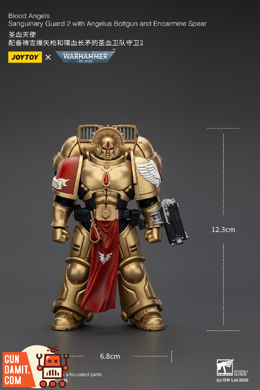 JoyToy JT01857 1/18 Warhammer 40K Blood Angels Sanguinary Guard 2 24 JoyToy JT01857 1/18 Warhammer 40K Blood Angels Sanguinary Guard 2 view 24