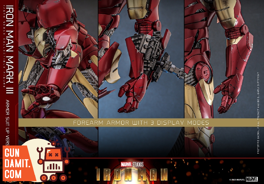 Hot Toys 1/6 MMS825D72 Iron Man Mark 3 Armor Suit Up 10 Hot Toys 1/6 MMS825D72 Iron Man Mark 3 Armor Suit Up view 10