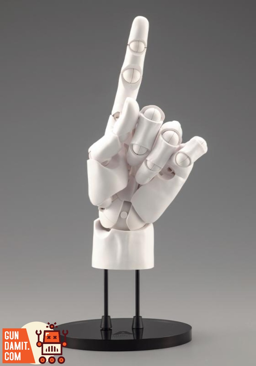 Kotobukiya AT030 Artist Support Item Left Hand White 4 Kotobukiya AT030 Artist Support Item Left Hand White view 4