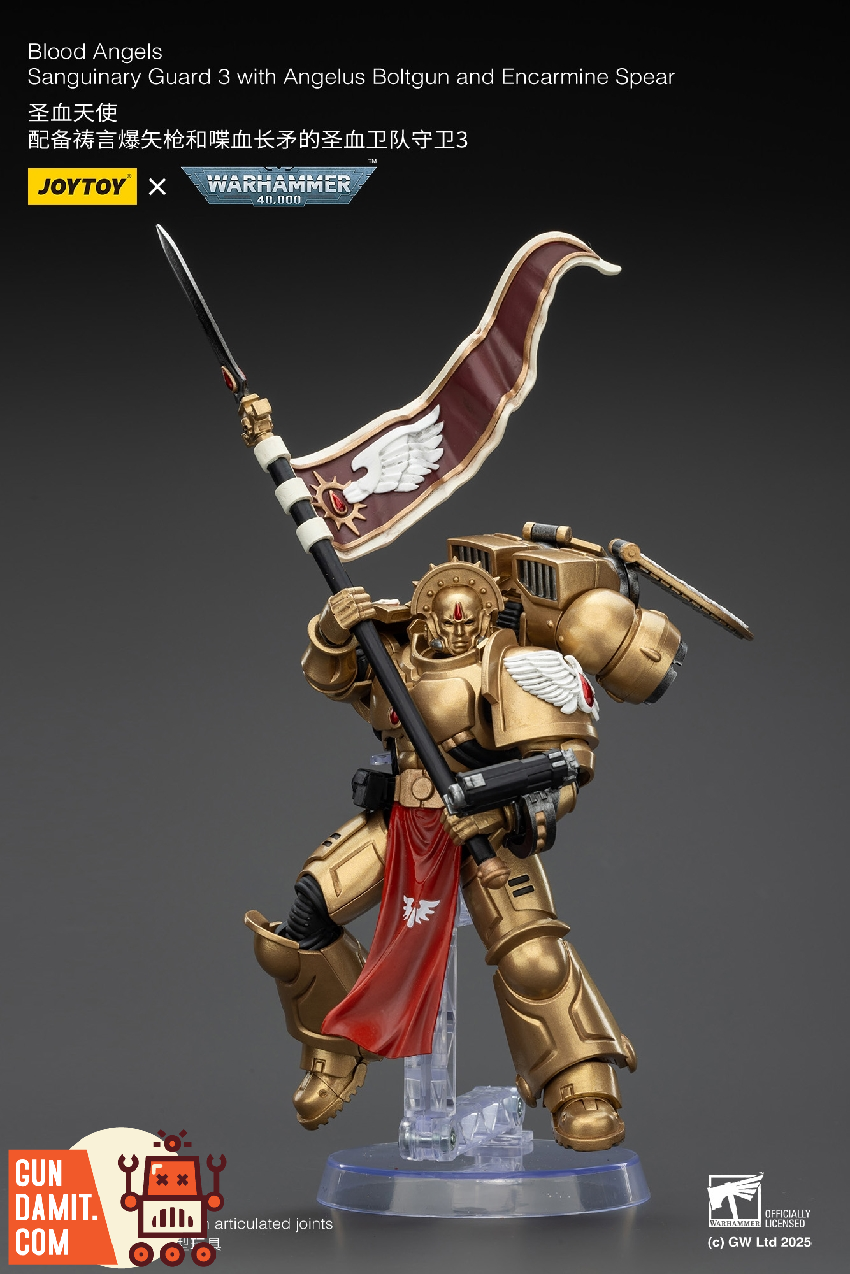 JoyToy JT01864 1/18 Warhammer 40K Blood Angels Sanguinary Guard 3 21 JoyToy JT01864 1/18 Warhammer 40K Blood Angels Sanguinary Guard 3 view 21