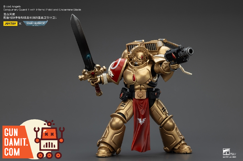 JoyToy JT01840 1/18 Warhammer 40K Blood Angels Sanguinary Guard 1 19 JoyToy JT01840 1/18 Warhammer 40K Blood Angels Sanguinary Guard 1 view 19