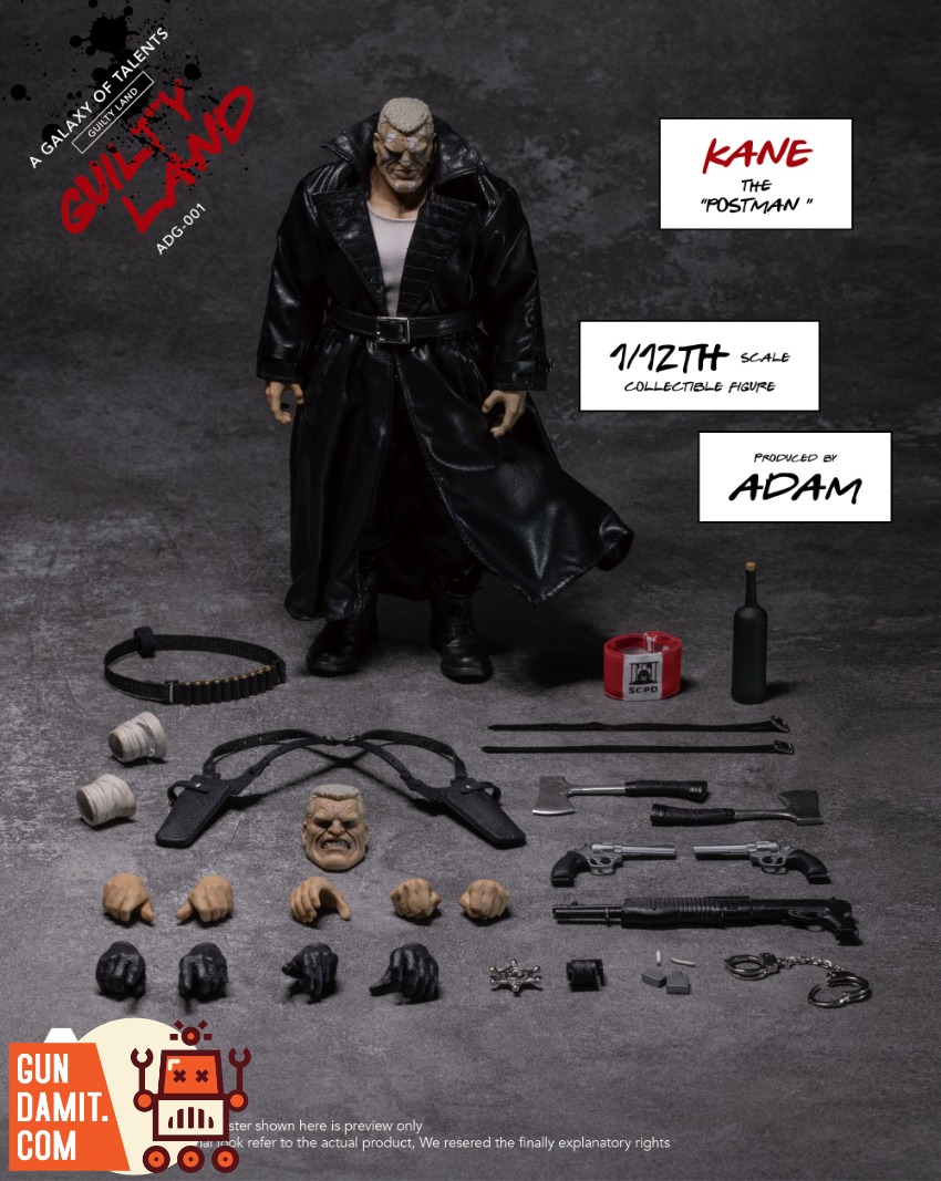 ADAM ADG-001 Guilty Land Kane the Postman 1/12 3 ADAM ADG-001 Guilty Land Kane the Postman 1/12 view 3