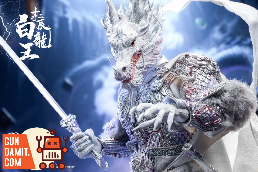 303TOYS 1/6 YC002 The Twelve Zodiac White Dragon King Standard Version 303TOYS 1/6 YC002 The Twelve Zodiac White Dragon King Standard Version
