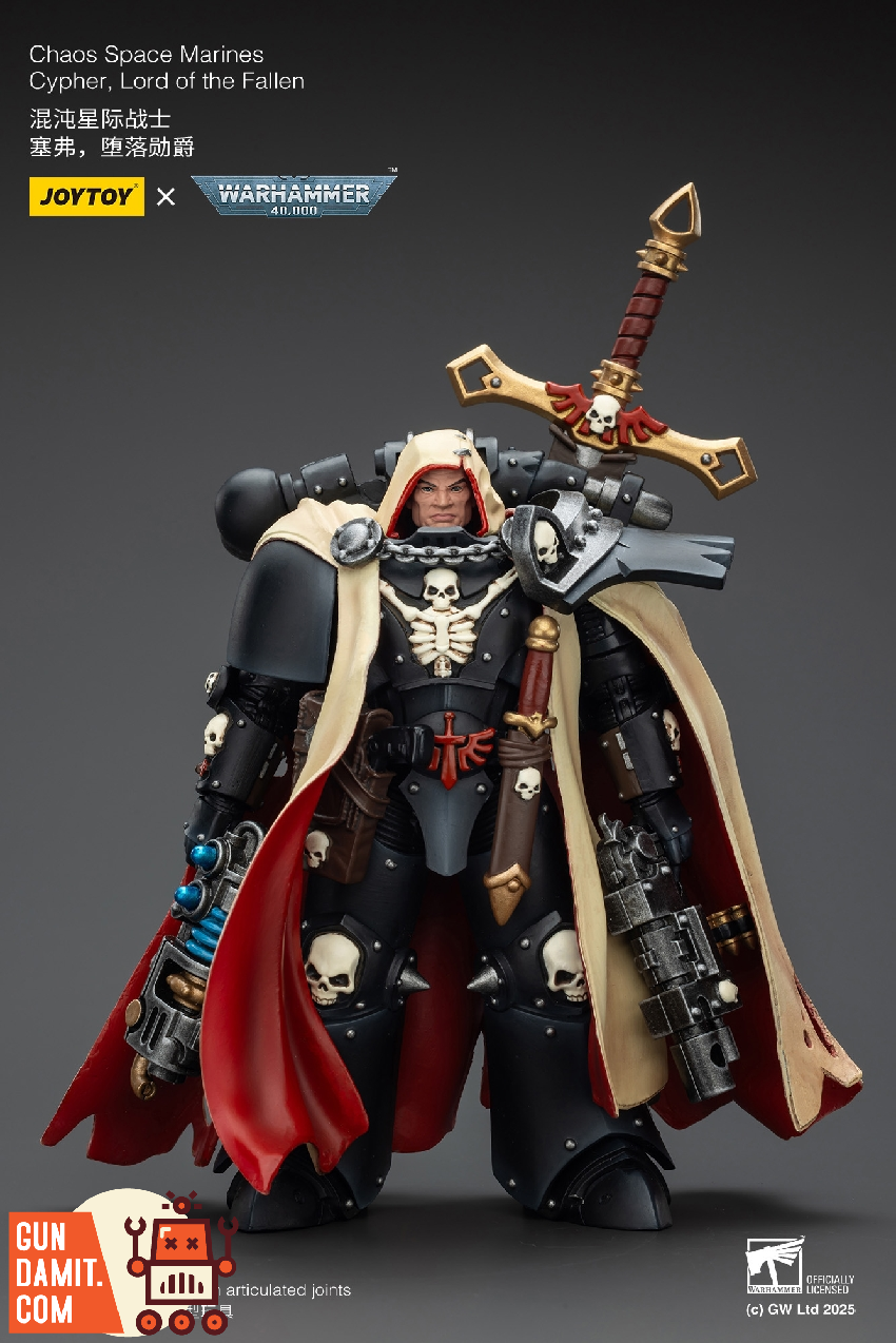 JoyToy JT01826 1/18 Warhammer 40K Chaos Space Marines Cypher Lord of the Fallen 16 JoyToy JT01826 1/18 Warhammer 40K Chaos Space Marines Cypher Lord of the Fallen view 16