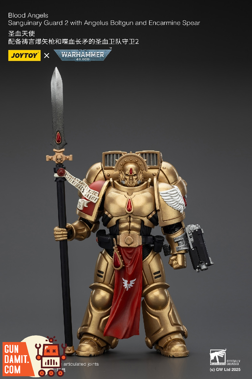 JoyToy JT01857 1/18 Warhammer 40K Blood Angels Sanguinary Guard 2 16 JoyToy JT01857 1/18 Warhammer 40K Blood Angels Sanguinary Guard 2 view 16
