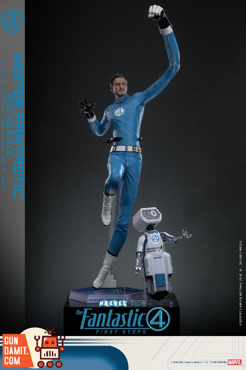 Hot Toys 1/6 MMS822 Fantastic Four First Steps Mister Fantastic 3 Hot Toys 1/6 MMS822 Fantastic Four First Steps Mister Fantastic view 3