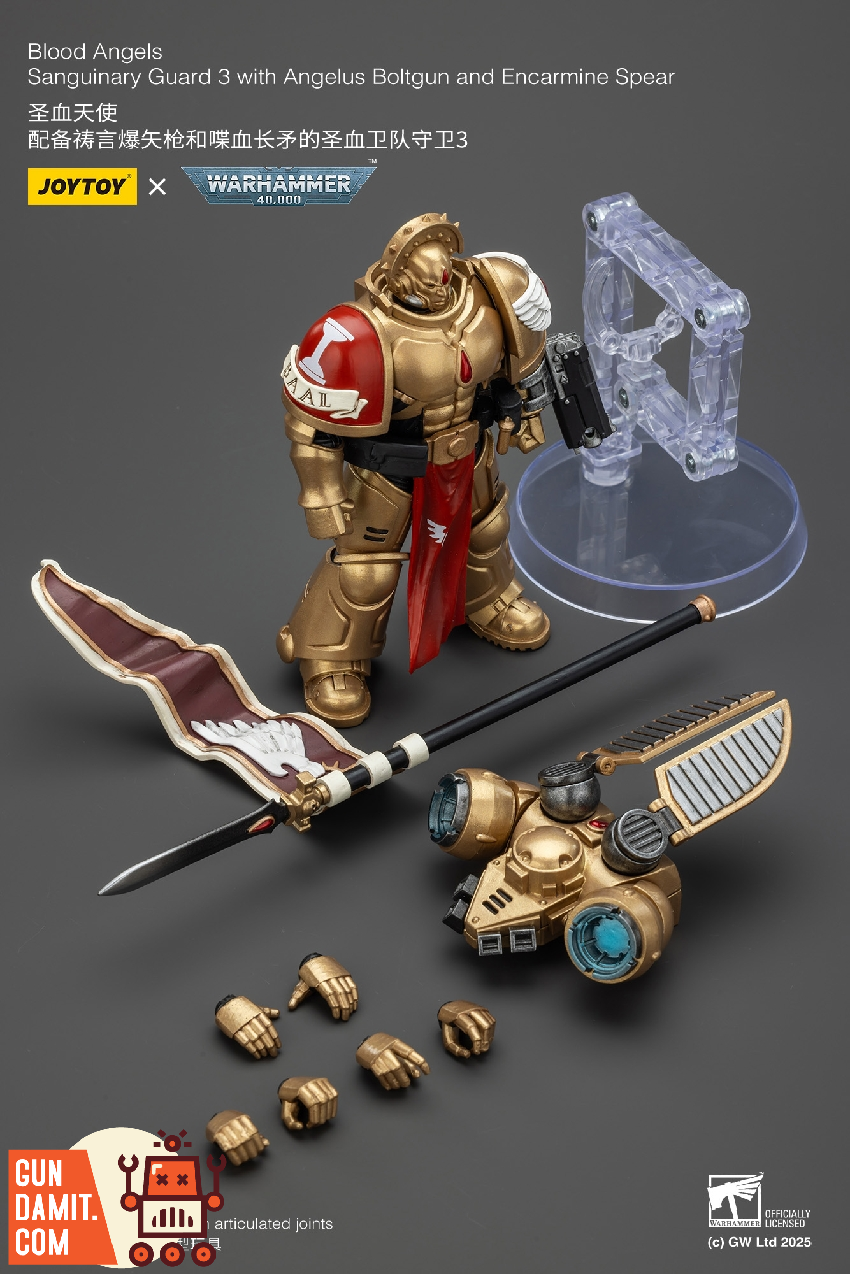 JoyToy JT01864 1/18 Warhammer 40K Blood Angels Sanguinary Guard 3 23 JoyToy JT01864 1/18 Warhammer 40K Blood Angels Sanguinary Guard 3 view 23