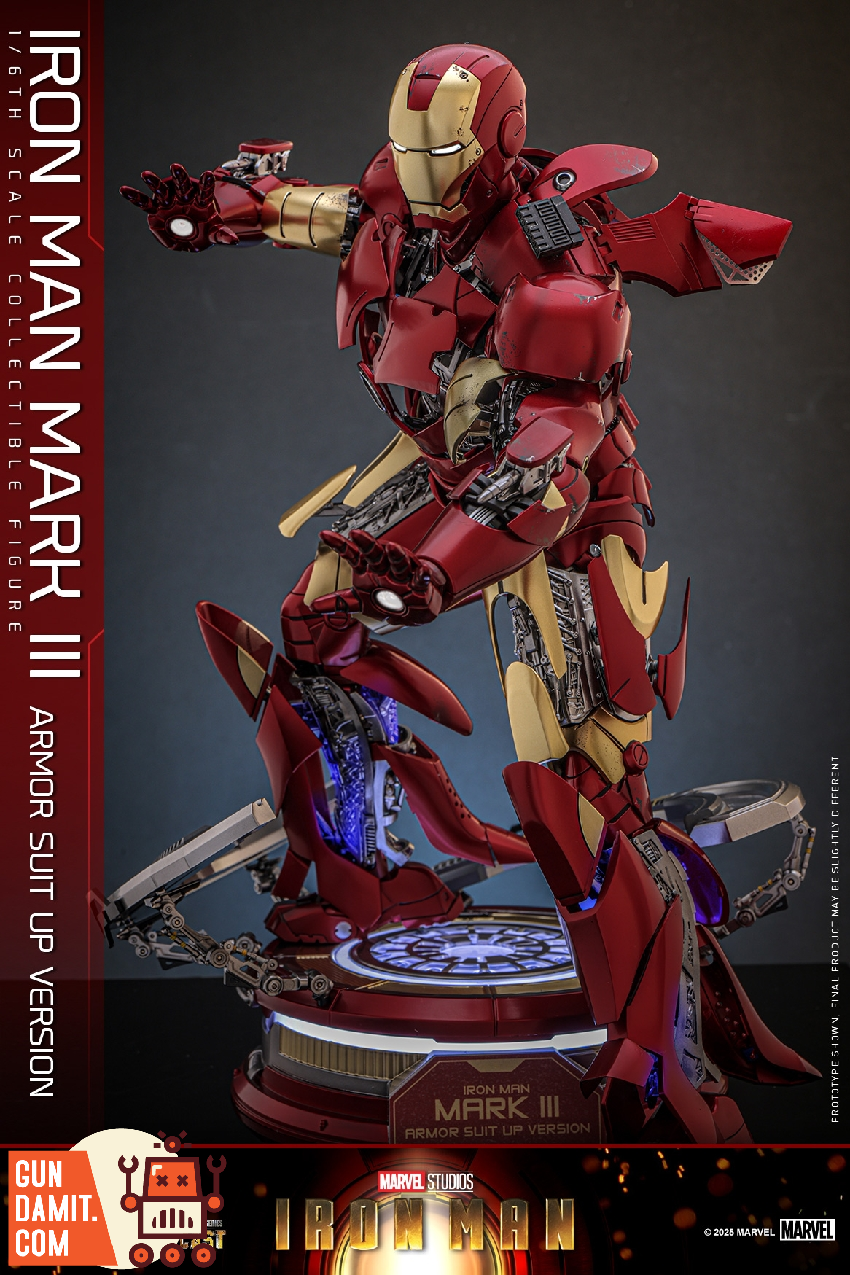 Hot Toys 1/6 MMS825D72 Iron Man Mark 3 Armor Suit Up 12 Hot Toys 1/6 MMS825D72 Iron Man Mark 3 Armor Suit Up view 12