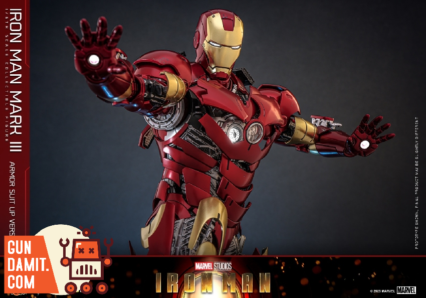 Hot Toys 1/6 MMS825D72 Iron Man Mark 3 Armor Suit Up 2 Hot Toys 1/6 MMS825D72 Iron Man Mark 3 Armor Suit Up view 2