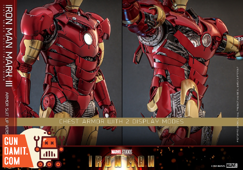 Hot Toys 1/6 MMS825D72 Iron Man Mark 3 Armor Suit Up 4 Hot Toys 1/6 MMS825D72 Iron Man Mark 3 Armor Suit Up view 4
