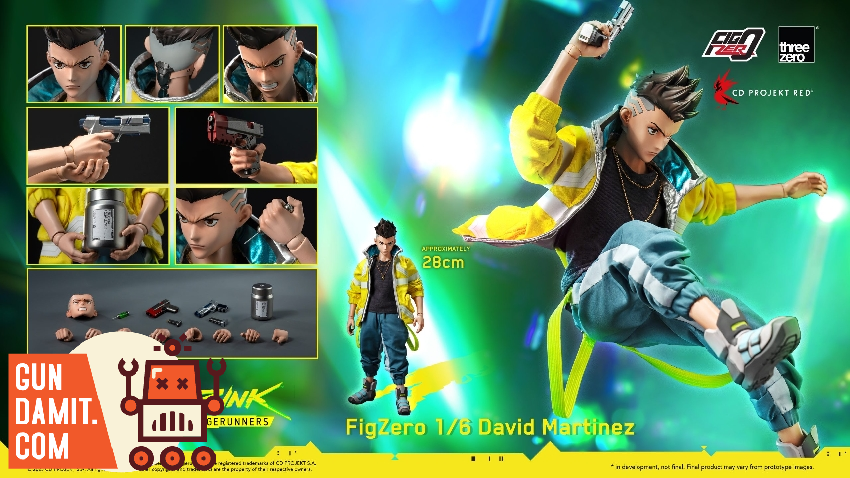 Threezero David Martinez Edgerunners 5 Threezero 1/6 3Z0599 Cyberpunk Edgerunners David Martinez FigZero view 5