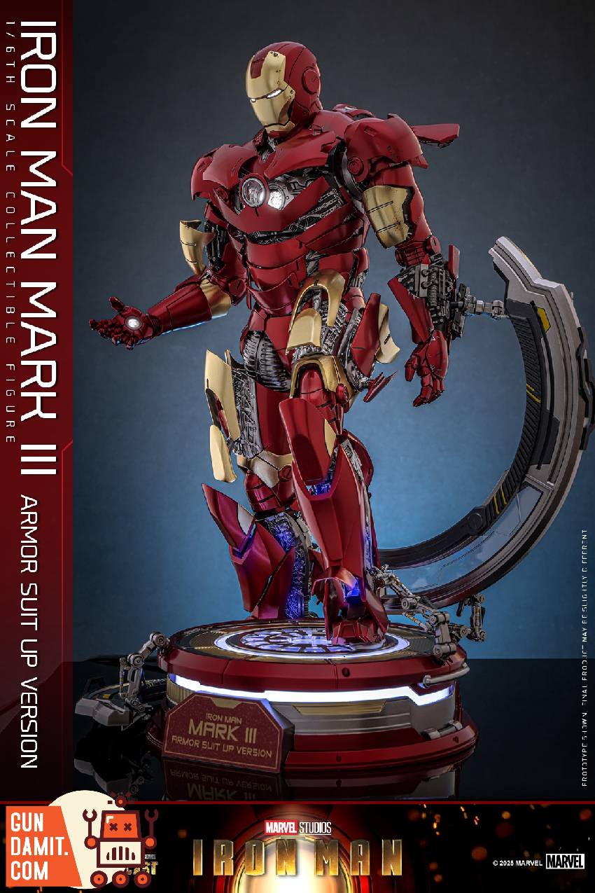 Hot Toys 1/6 MMS825D72 Iron Man Mark 3 Armor Suit Up 15 Hot Toys 1/6 MMS825D72 Iron Man Mark 3 Armor Suit Up view 15
