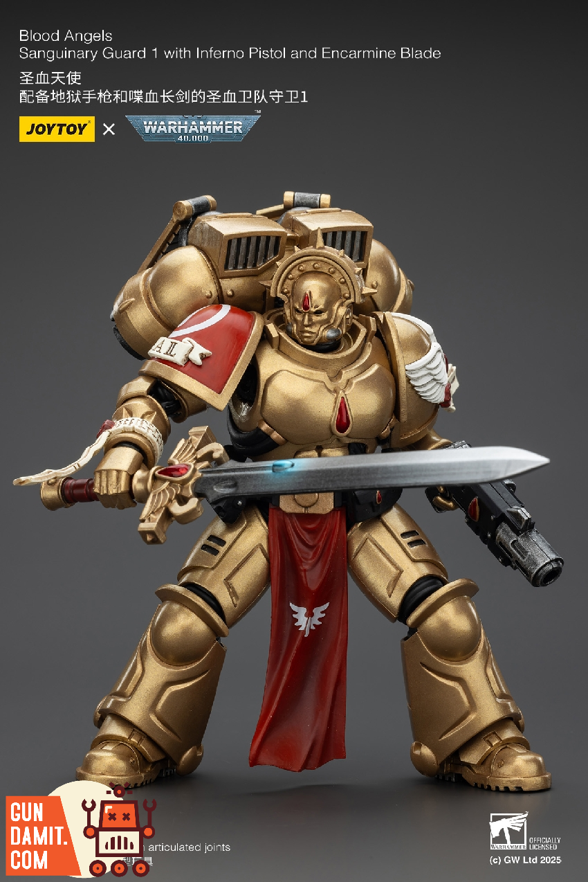 JoyToy JT01840 1/18 Warhammer 40K Blood Angels Sanguinary Guard 1 20 JoyToy JT01840 1/18 Warhammer 40K Blood Angels Sanguinary Guard 1 view 20