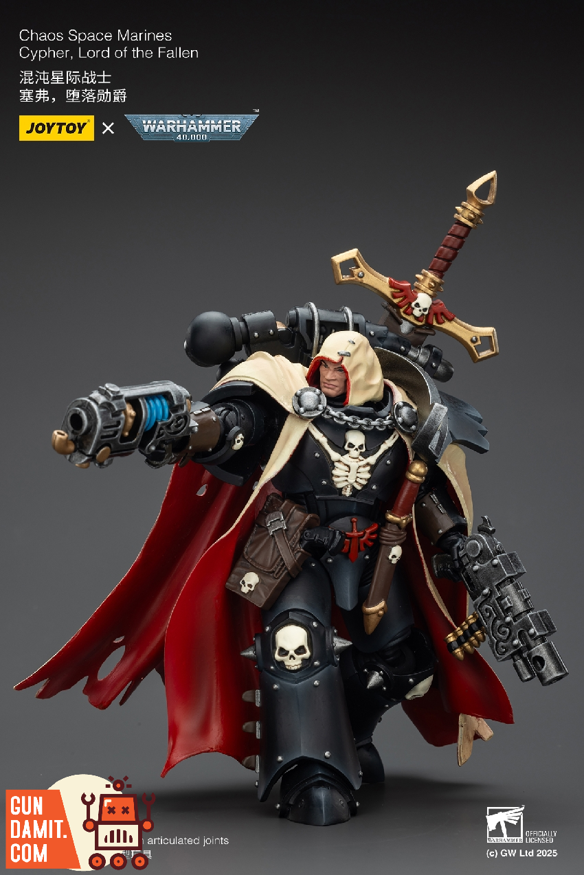 JoyToy JT01826 1/18 Warhammer 40K Chaos Space Marines Cypher Lord of the Fallen 20 JoyToy JT01826 1/18 Warhammer 40K Chaos Space Marines Cypher Lord of the Fallen view 20