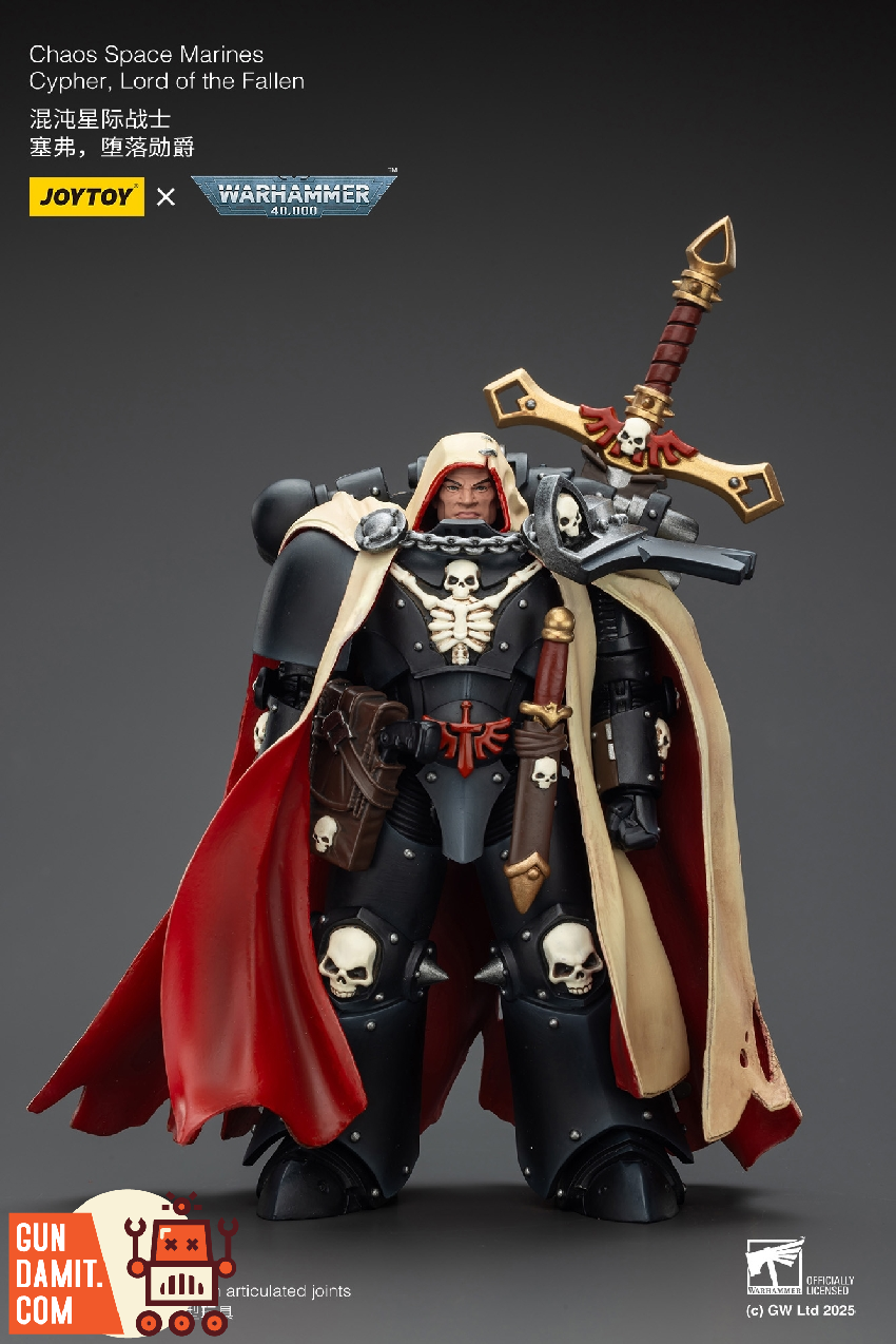 JoyToy JT01826 1/18 Warhammer 40K Chaos Space Marines Cypher Lord of the Fallen 15 JoyToy JT01826 1/18 Warhammer 40K Chaos Space Marines Cypher Lord of the Fallen view 15
