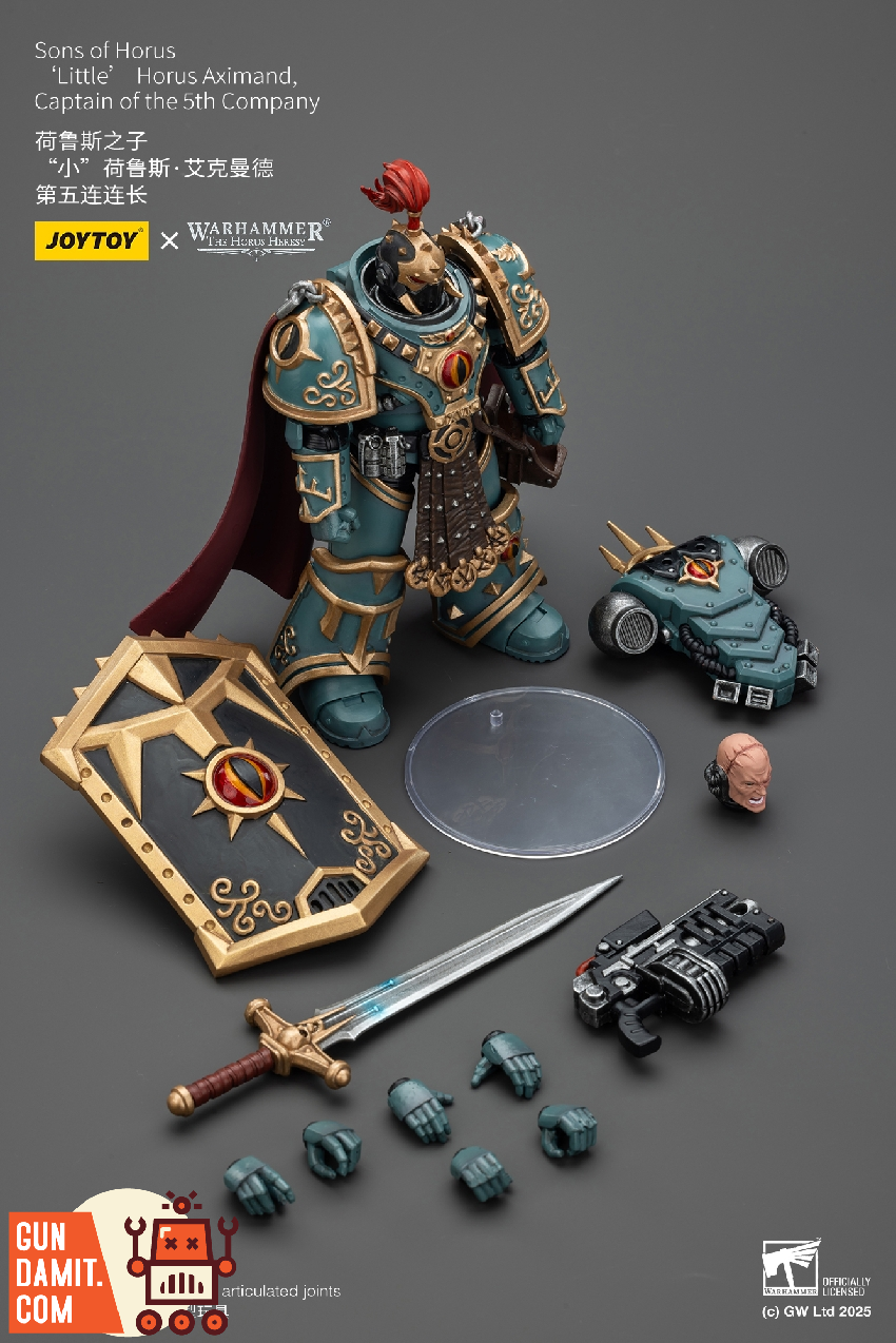 JoyToy JT01833 1/18 Warhammer 40K Sons of Horus Little Horus Aximand 25 JoyToy JT01833 1/18 Warhammer 40K Sons of Horus Little Horus Aximand view 25
