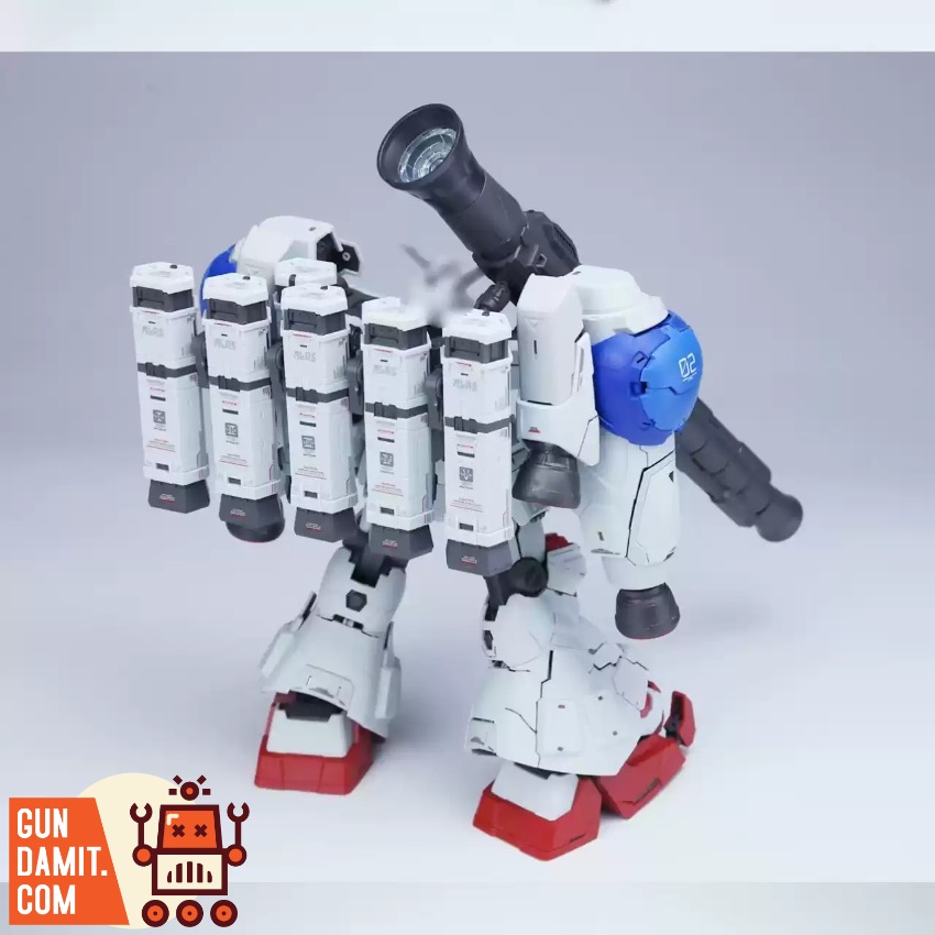 Solomon MG GP02A Physalis MLRS Backpack Set 13 Solomon 1/100 MG RX-78GP02A Gundam Physalis model kit view 13