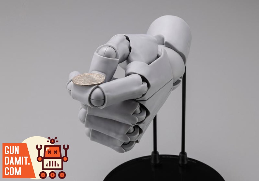 Kotobukiya AT029 Artist Support Item Left Hand Grey 3 Kotobukiya AT029 Artist Support Item Left Hand Grey view 3