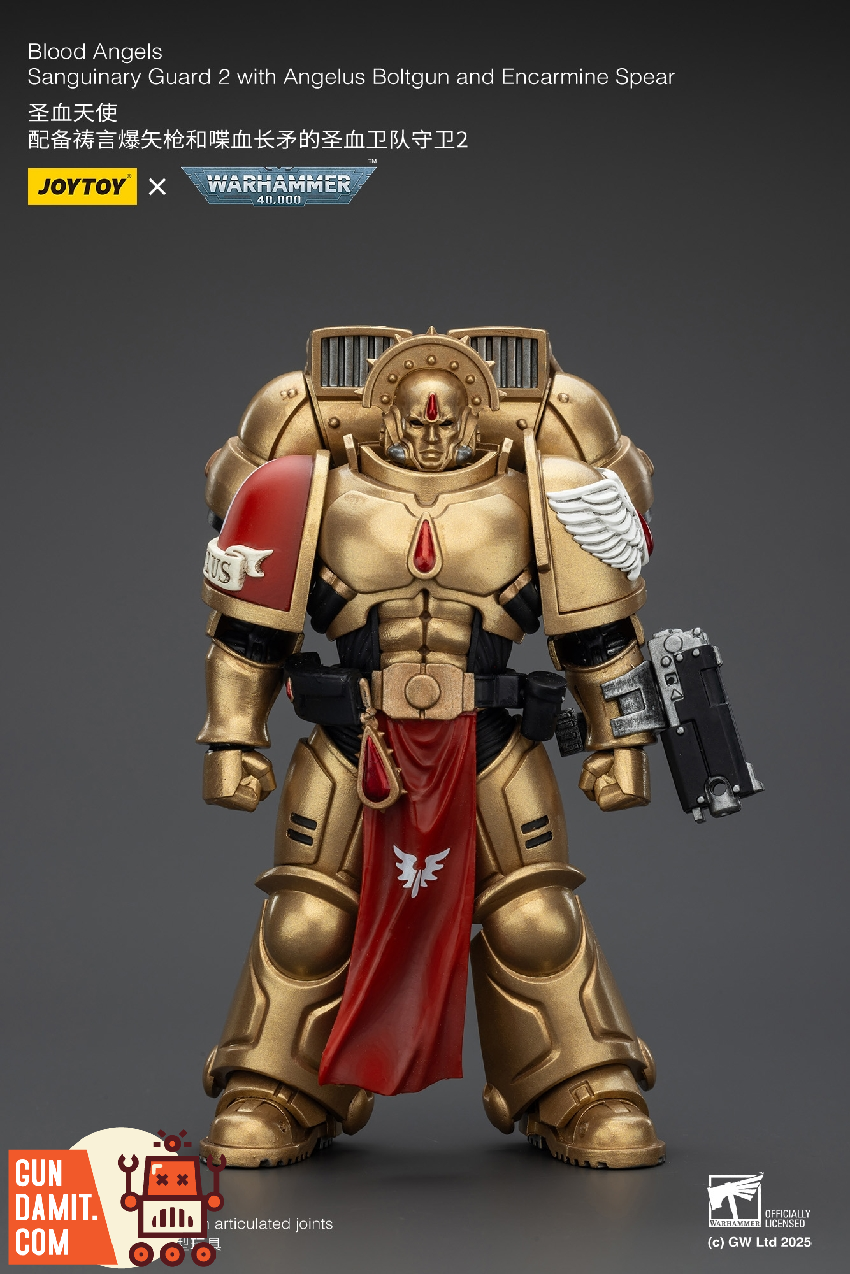 JoyToy JT01857 1/18 Warhammer 40K Blood Angels Sanguinary Guard 2 15 JoyToy JT01857 1/18 Warhammer 40K Blood Angels Sanguinary Guard 2 view 15