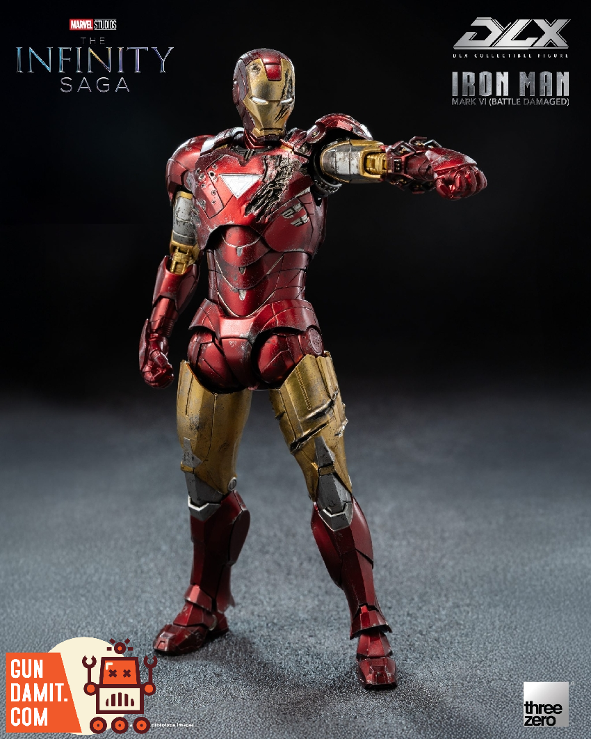 Threezero 3Z0918 DLX Iron Man close-up chest arc reactor Threezero 3Z0918 DLX Iron Man close-up chest arc reactor