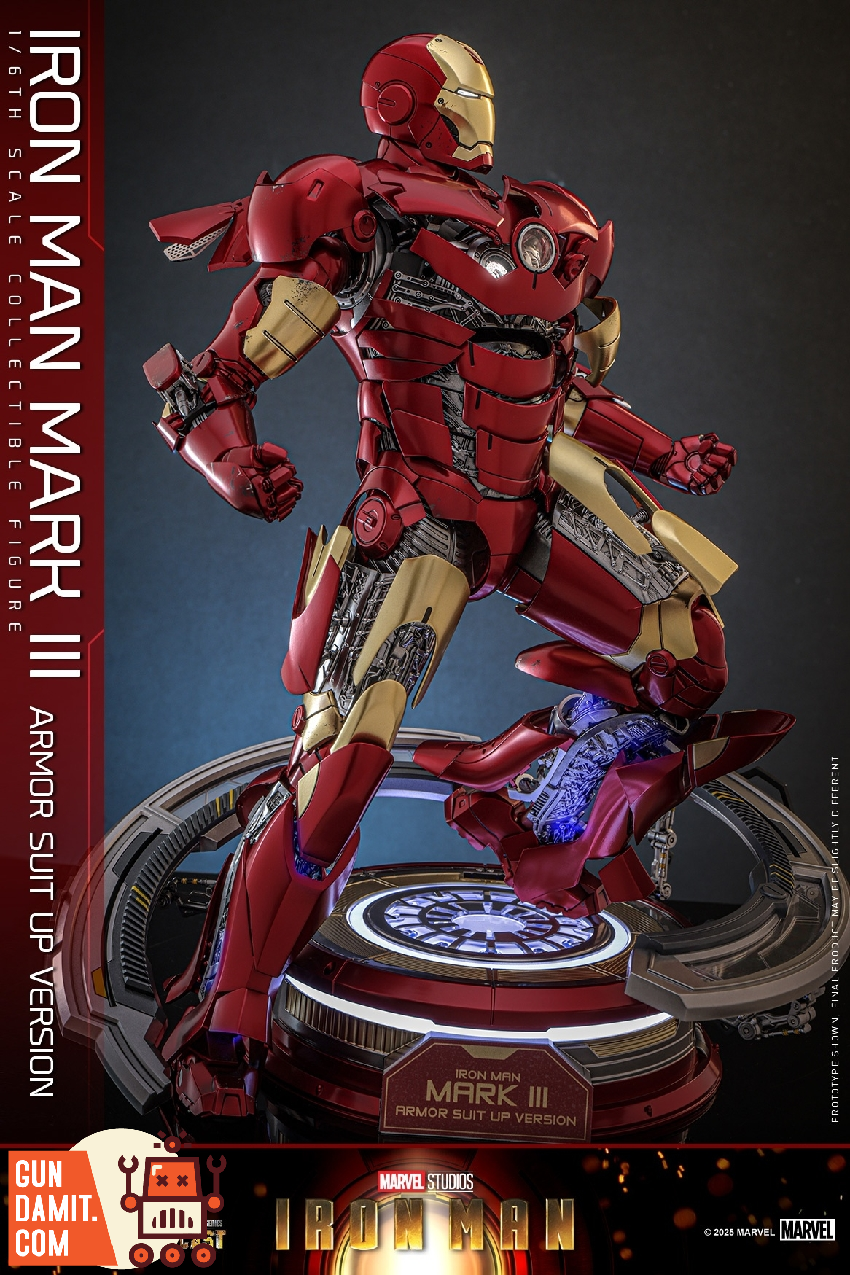 Hot Toys 1/6 MMS825D72 Iron Man Mark 3 Armor Suit Up 17 Hot Toys 1/6 MMS825D72 Iron Man Mark 3 Armor Suit Up view 17