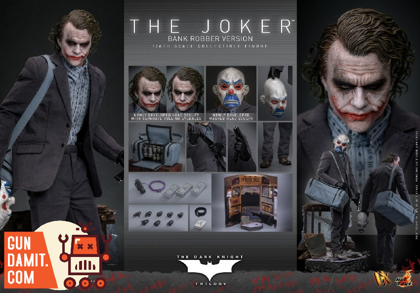 Hot Toys 1/6 DX50 Dark Knight Trilogy Joker Bank Robber 7 Hot Toys 1/6 DX50 Dark Knight Trilogy Joker Bank Robber view 7