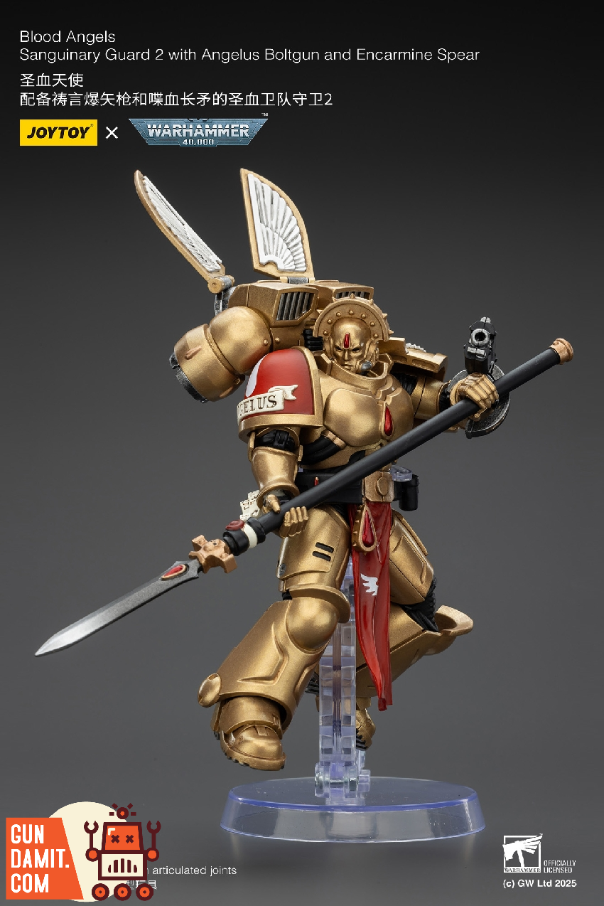 JoyToy JT01857 1/18 Warhammer 40K Blood Angels Sanguinary Guard 2 21 JoyToy JT01857 1/18 Warhammer 40K Blood Angels Sanguinary Guard 2 view 21
