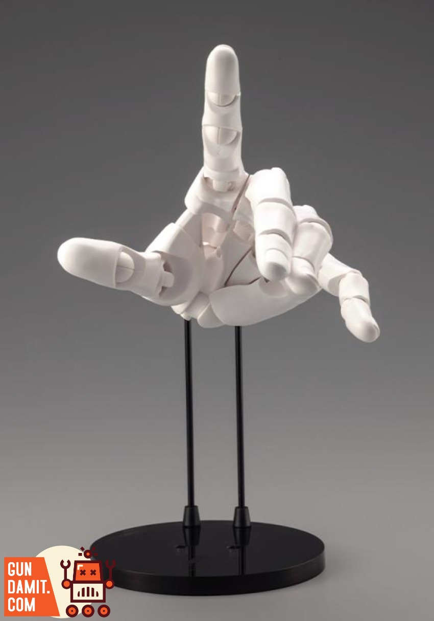 Kotobukiya AT030 Artist Support Item Left Hand White 5 Kotobukiya AT030 Artist Support Item Left Hand White view 5