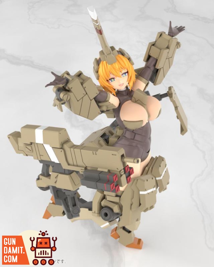 Kotobukiya FG124 Kagutsuchi-Ko 7 Kotobukiya FG124 FAG Mecha Girls Kagutsuchi-Ko model kit view 7